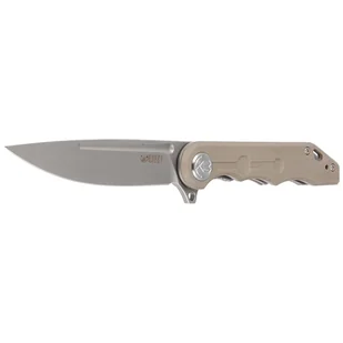 Nóż składany Kubey Knife Mizo Tan G10, Bead Blast AUS-10 by Tiguass (KU312H) - Noże - miniaturka - grafika 2