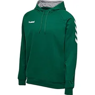 Bluzy męskie - Hummel HMLGO męska bluza z kapturem, zielony, l - miniaturka - grafika 1