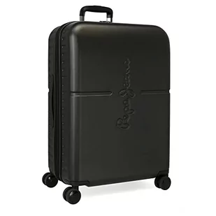 Pepe Jeans Highlight średniej wielkości walizka, 48 x 70 x 28 cm, czarny, 48x70x28 cms, Średniej wielkości walizka - Walizki - miniaturka - grafika 1