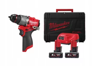 Milwaukee M12 FPD2-402X wiertarko-wkrętarka udarowa 12V 2x4,0Ah Li-Ion 45Nm w walizce HD-Box 4933479869 - Wiertarko-wkrętarki akumulatorowe - miniaturka - grafika 1