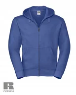 Bluzy męskie - RUSSELL AUTHENTIC R-266M Męska Bluza Rozpinana z Kapturem NIEBIESKA Rozm: M - miniaturka - grafika 1