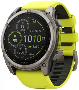 Garmin Fenix 8 Solar 51mm 010-02907-21 Żółty - Smartwatch - miniaturka - grafika 1