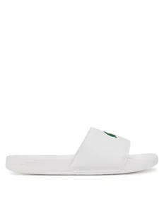 Lacoste Klapki Serve Sliders 7-49CMA0041 Biały - Klapki i japonki męskie - miniaturka - grafika 1