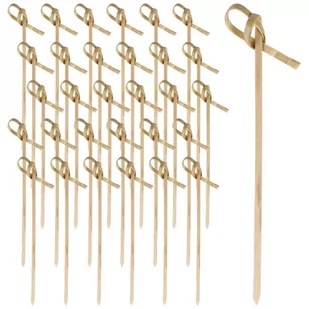 Hit Wykałaczki Patyczki Do Przekąsek Bambusowe Zestaw 30 Szt. 10 cm - Akcesoria do grilla - miniaturka - grafika 1