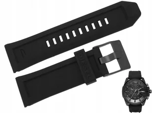 Pasek DIESEL DZ4378 czarny gumowy 26 mm oryginał - Akcesoria do zegarków - miniaturka - grafika 1