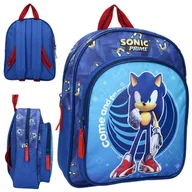Plecaki szkolne i tornistry - Vadobag Mały Plecak Przedszkolny Dziecięcy Z Kieszenią Sonic - miniaturka - grafika 1