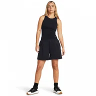 Spodnie sportowe damskie - Damskie spodenki treningowe Under Armour Unstoppable Flc Pltd Short - czarne - UNDER ARMOUR - miniaturka - grafika 1