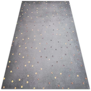 Dywan zewnętrzny tarasowy wzór Złote kropki 150x225 cm - Dywany zewnętrzne - miniaturka - grafika 1