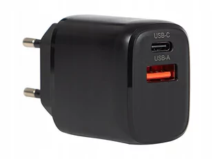 ŁADOWARKA SIECIOWA KOSTKA USB USB-C PD SZYBKIE STABILNE ŁADOWANIE MOCNA 20W - Ładowarki do telefonów - miniaturka - grafika 1