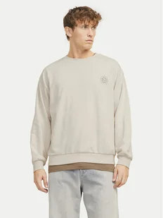 Jack&Jones Bluza Jackie 12272482 Beżowy Relaxed Fit - Bluzy męskie - miniaturka - grafika 1