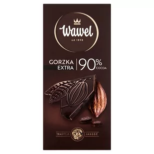 Wawel Czekolada extra gorzka 90 % cocoa 100 g - Czekolada - miniaturka - grafika 1