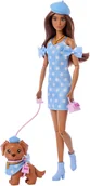 Lalki dla dziewczynek - Barbie Twinning Looks Brunette Polka Dots - miniaturka - grafika 1