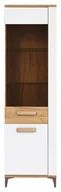 Witryny - Witryna Snobi Sb08 Lewa Dąb Craft Złoty / Biel Alpejska - miniaturka - grafika 1