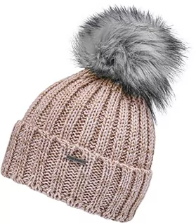 Czapki damskie - CHILLOUTS Damska czapka zimowa Rosalie Hat, Różowy brokat, jeden rozmiar - grafika 1
