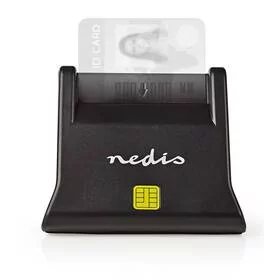 Czytnik kart chipowych Nedis CRDRU2SM3BK (CRDRU2SM3BK) - Części i akcesoria do laptopów - miniaturka - grafika 1
