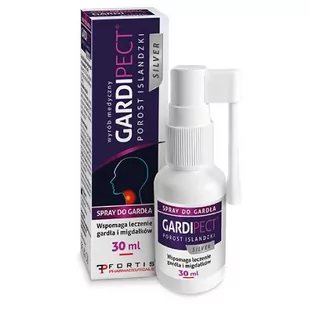 Gardipect porost islandzki Silver - aerozol, 30ml - Przeziębienie i grypa - miniaturka - grafika 1