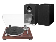 Gramofony - Audio-Technica AT-LPW50BTRW (rosewood) + ConneX DCB61 (czarny) - miniaturka - grafika 1