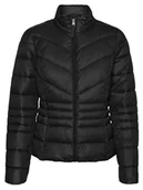 Kurtki damskie - Vero Moda Kurtka pikowana w kolorze czarnym - miniaturka - grafika 1