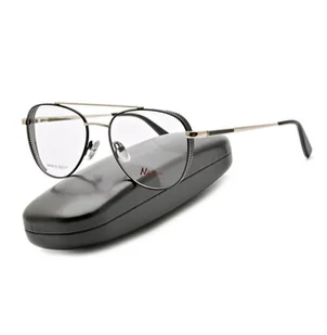 Oprawki okularowe pilotki korekcyjne NIKITANA na teleskopach STNK1A Srebrny-Brąz - Okulary korekcyjne, oprawki, szkła - miniaturka - grafika 1