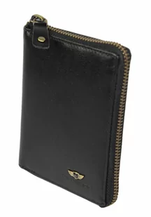 Portfel Skórzany Peterson Skóra Licowa Duży Pionowy Metalowy Suwak Jedno Skrzydełko Wewnątrz RFID 340 13 x 10 x 2 [cm] - Portfele - miniaturka - grafika 3