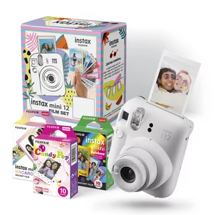 Fujifilm Instax Box Mini 12 clay white - Aparaty natychmiastowe - miniaturka - grafika 1