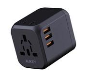 Akcesoria podróżnicze - Aukey PA-TA04 PD 30W 3x USB-A, 1x USB-C - miniaturka - grafika 1