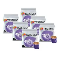 Kawa w kapsułkach i saszetkach - ZESTAW - Kapsułki Tassimo Milka 6x8 szt. - miniaturka - grafika 1