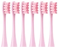 Końcówki do szczoteczek elektrycznych - 6x Końcówka do szczoteczek Oclean X PRO Z1 F1 ONE AIR 2 różowa - miniaturka - grafika 1