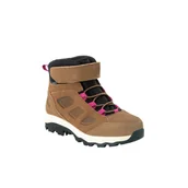 Buty dla dziewczynek - Buty dziecięce Jack Wolfskin VOJO LT TEXAPORE MID K brown / pink - 29 - miniaturka - grafika 1