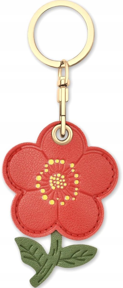 AXFEE Pokrowiec na AirTag, skórzany brelok z etui ochronnym Kompatybilny z AirTags, skórzany brelok do AirTag, mini etui na AirTags, skórzana okładk..