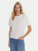 Koszulki i topy damskie - Quiksilver T-Shirt Essential EQWZT03196 Biały Regular Fit - miniaturka - grafika 1