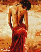 Malowanie po numerach - Twoje Hobby Malowanie po numerach - Piękna dziewczyna 40x50cm - miniaturka - grafika 1