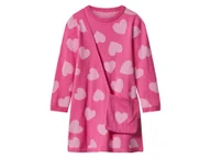 Sukienki i spódniczki dla dziewczynek - lupilu® Sukienka dzianinowa dziewczęca z bawełny (Różowy, 110/116) - miniaturka - grafika 1