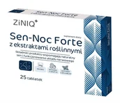 Układ nerwowy - ZINIQ Sen-Noc Forte z ekstraktami roślinnymi, 25 tabletek - miniaturka - grafika 1