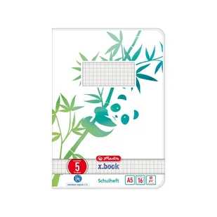 Heft A5 16 Blatt Lineatur 05 GreenLine Panda (A5) - Zeszyty szkolne - miniaturka - grafika 1