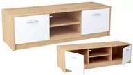 Szafki RTV - Komoda RTV R12K Remus K029 Dąb Sonoma/Biały 36x120x41 cm - miniaturka - grafika 1