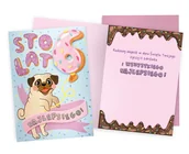 Rośliny i zwierzęta - Karnet Urodziny 6 piesek - miniaturka - grafika 1