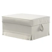 Pokrowce na meble - Pokrowiec na podnóżek Ektorp, DEKORIA, Bromma, jasny szary, 60x79x42 cm - miniaturka - grafika 1