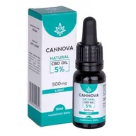 Suplementy naturalne - CANNOVA Natural CBD Oil 5% Olej konopny Light, 10ml - miniaturka - grafika 1
