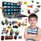 Ozdoby bożonarodzeniowe - Kalendarz Adwentowy Lego Heroes Dla Chłopaka Ojca Brata XL - miniaturka - grafika 1