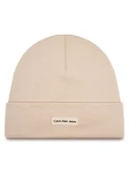 Czapki damskie - Calvin Klein Jeans Czapka Inst Patch Beanie K60K612322 Różowy - miniaturka - grafika 1