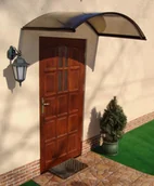 Daszki nad drzwi - LANITPLAST daszek nad drzwiami ARCUS 160/70 brąz - miniaturka - grafika 1