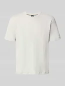 Koszulki męskie - męski t-shirt o kroju regular fit z fakturą wafla model 'STRUCTURE' - miniaturka - grafika 1