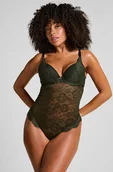Biustonosze - Hunkemöller Body Amara Zielony - miniaturka - grafika 1