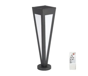 LED Lampa solarna LED/2W/3,7V IP65 3000K czarna - Lampy ogrodowe - miniaturka - grafika 1