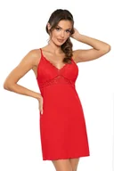 Piżamy damskie - Donna Koszula nocna Gabi Red Czerwony XXL - miniaturka - grafika 1