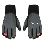 Rękawiczki - Salewa Damskie rękawiczki Ortles Twr W Gloves, czarne (Black out/6080), M, czarny (Black Out/6080), M - miniaturka - grafika 1