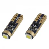 Żarówki samochodowe - AMiO 01094 Żarówki Led Standard T5 1xSMD 3030 12V High Power 2 sztuki AMI-01094 - miniaturka - grafika 1