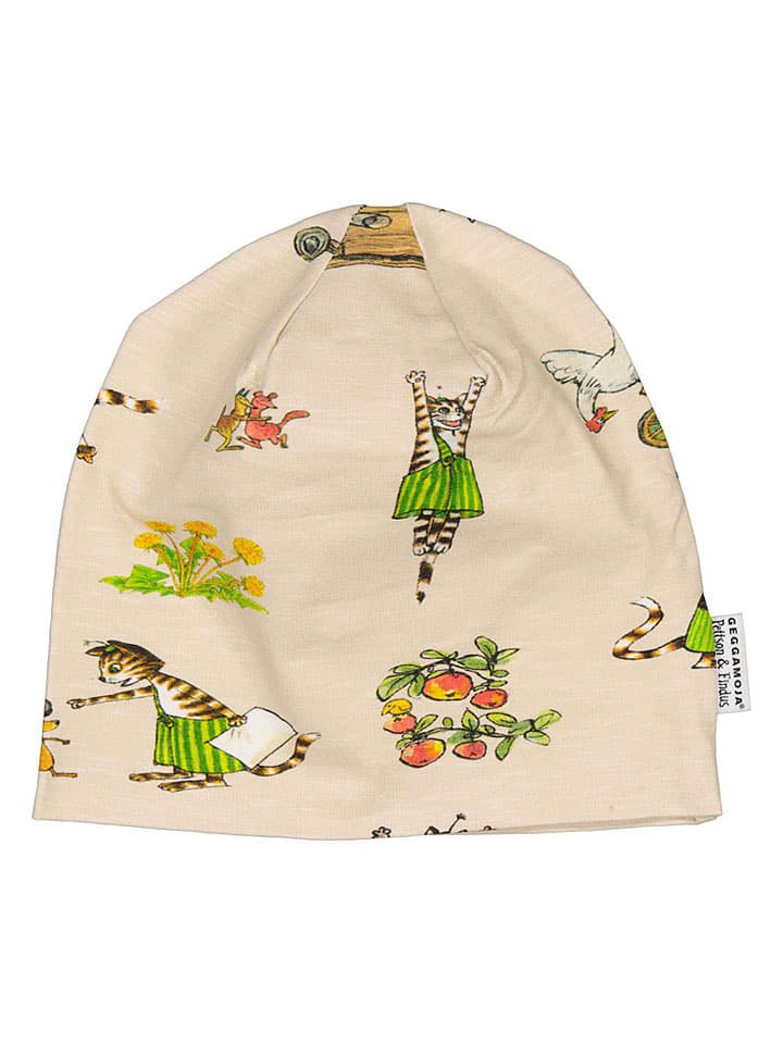 GEGGAMOJA Czapka beanie w kolorze beżowym