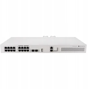 MikroTik Cloud Router Switch 418-8P-8G-2S+RM with RouterOS L5, racmount case MikroTik CRS418-8P-8G-2S+RM - Switche - miniaturka - grafika 1